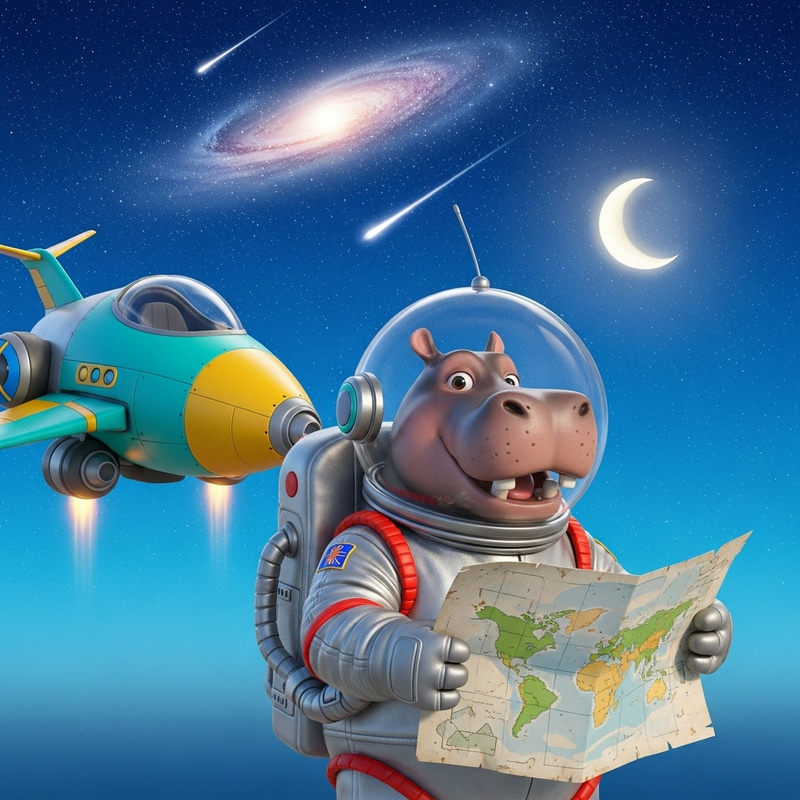 Harold the Hippo in Cosmic Adventures | Space Odyssey Harold the Hippo in Cosmic Adventures | Space Odyssey