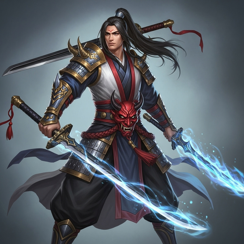 Yone: Legendary Sword-Wielding Warrior from League of Legends