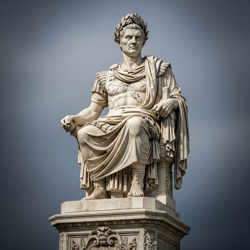 Ancient Roman Caesar Sculpture: Majestic Power and Legacy