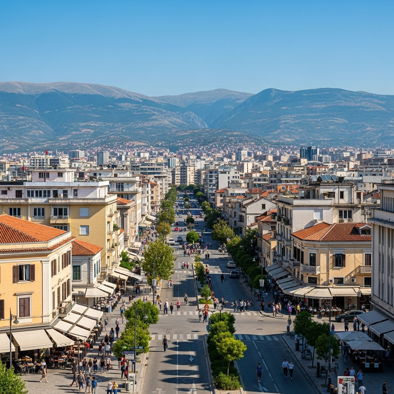 Explore Tirana: Urban Vibes, Colorful Architecture & Mountain Scenery