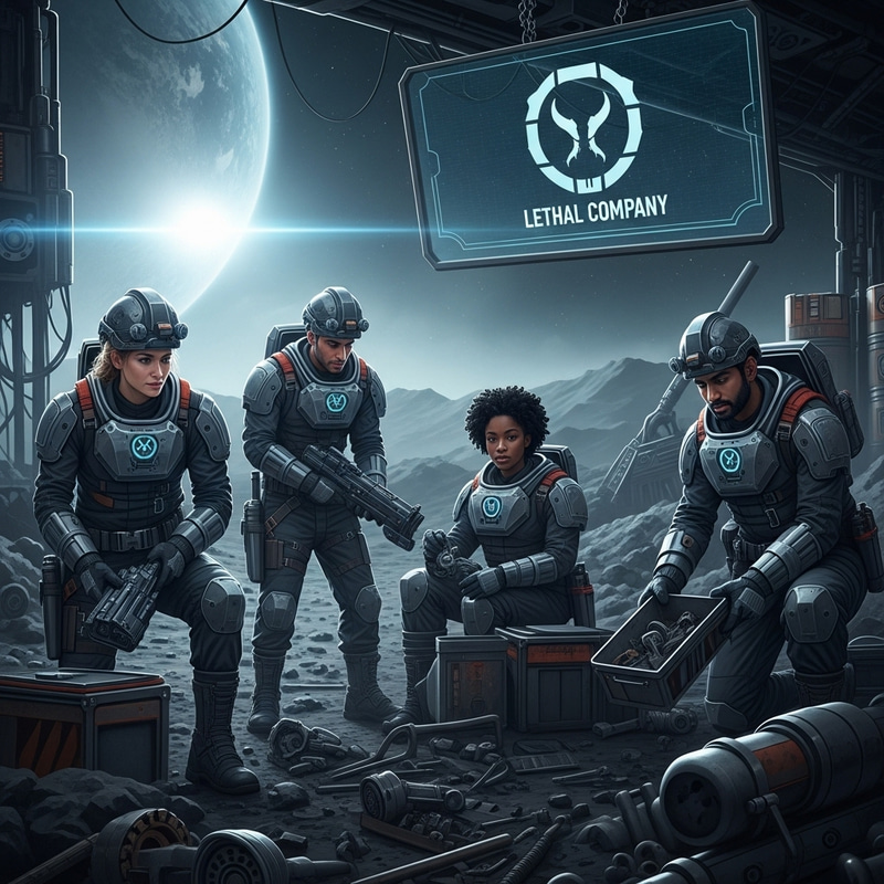 Industrial Moon Scrap Collectors - Lethal Company