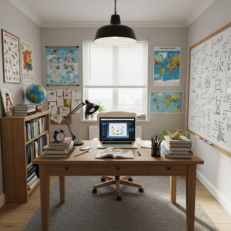 Inspiring Home Schooling Room Setup for Young Learners