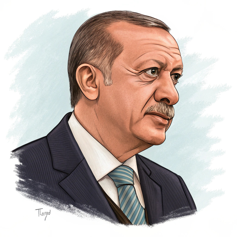 Recep Tayyip Erdoğan Caricature Art