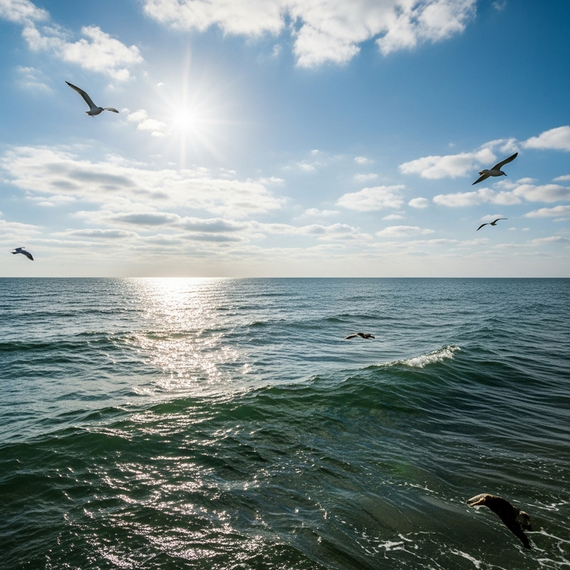 Tranquil Seascape: Expansive Ocean View | Website Name