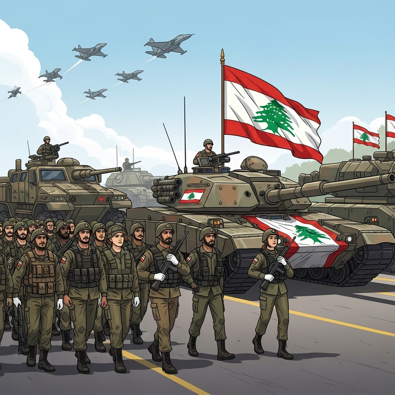 Lebanese Army Might Display: Strength, Unity & Patriotism