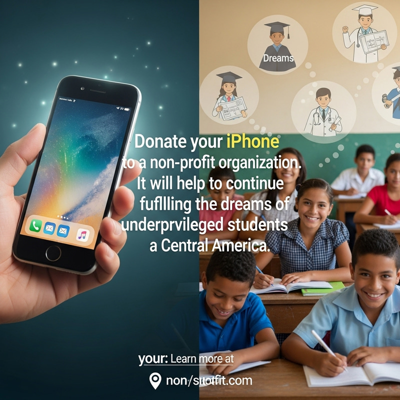 Donate Your iPhone to Support Underprivileged Students' Dreams in Central America Donate Your iPhone to Support Underprivileged Students' Dreams in Central America