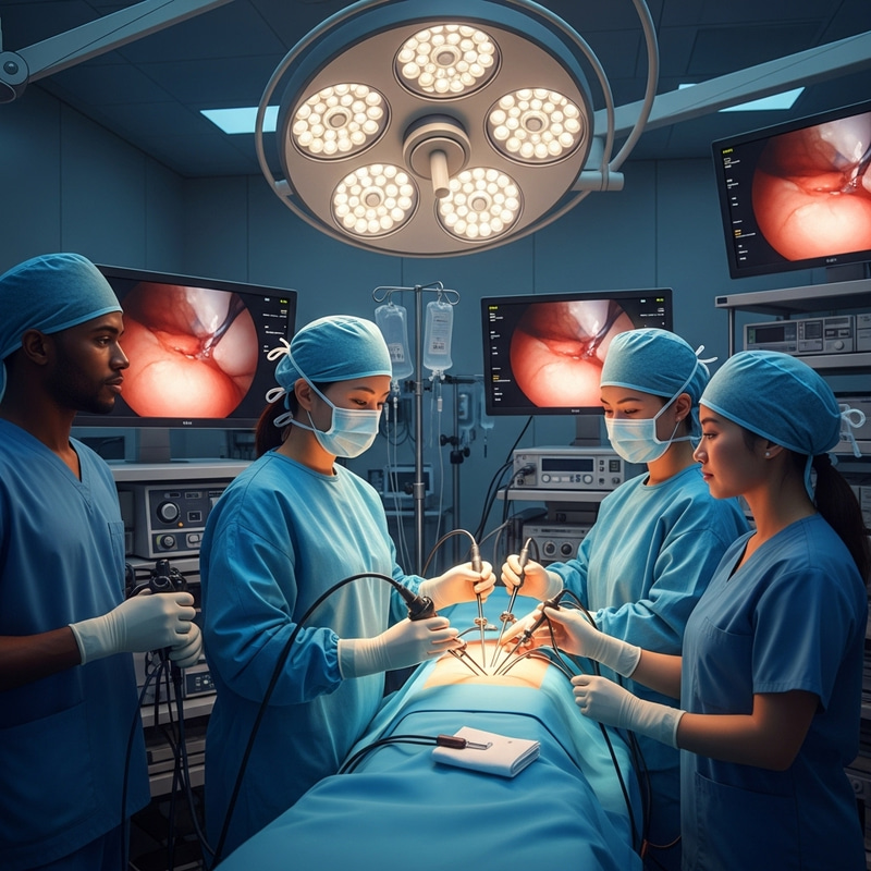 Modern Laparoscopy Techniques in High-Tech Medical Setting Modern Laparoscopy Techniques in High-Tech Medical Setting