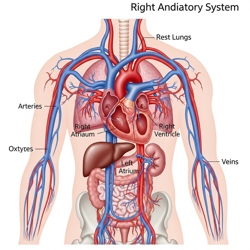 Human Circulatory System - Blood Circulation Diagram Human Circulatory System - Blood Circulation Diagram