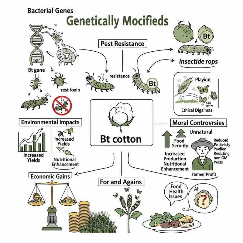 Genetically Modified Crops: Bt Cotton, Pest Resistance & Environmental Risks Genetically Modified Crops: Bt Cotton, Pest Resistance & Environmental Risks