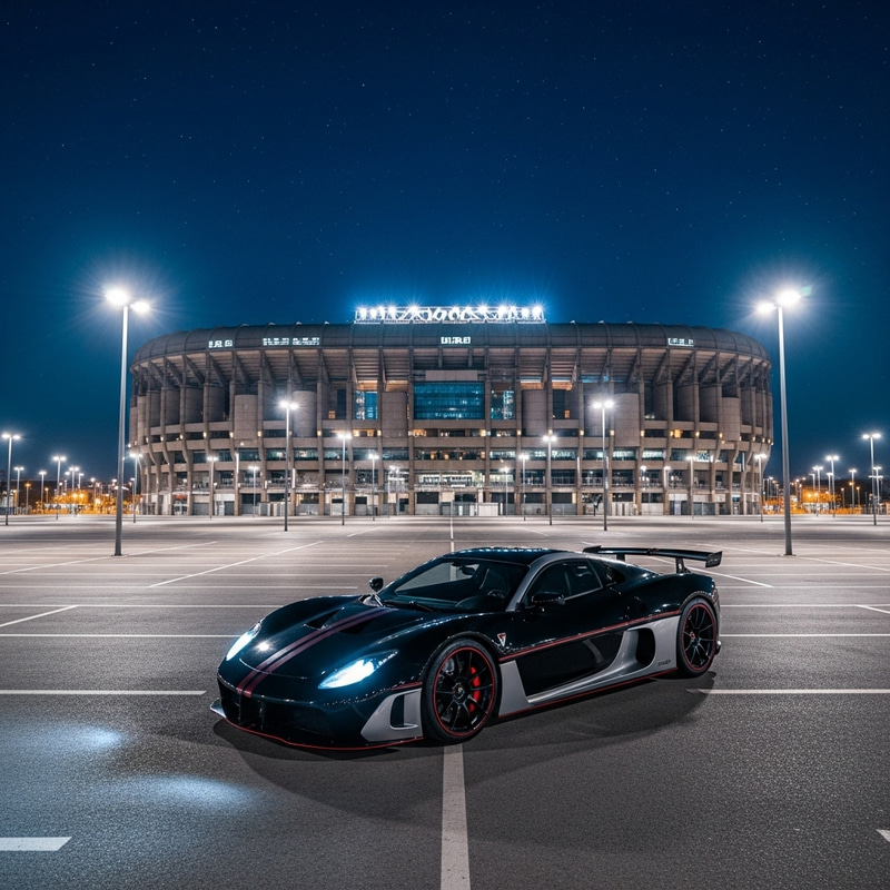 Night View Santiago Bernabeu Stadium Wallpaper Night View Santiago Bernabeu Stadium Wallpaper