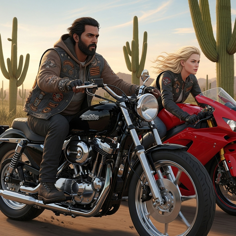Biker Bandidos: Motorcycle Desert Ride Biker Bandidos: Motorcycle Desert Ride