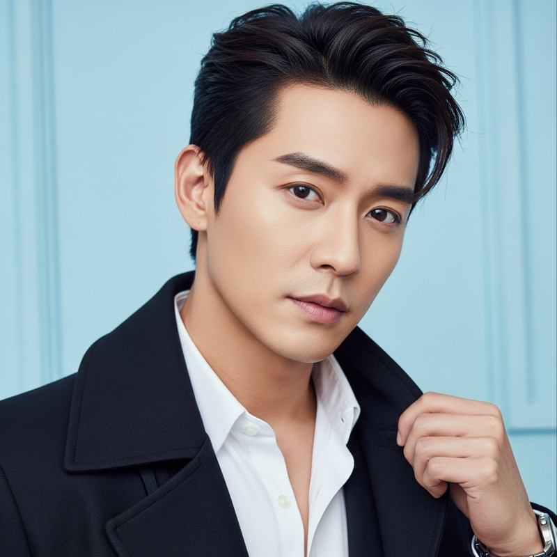 Gong Jun: Urbane Chic Asian Actor Portrait