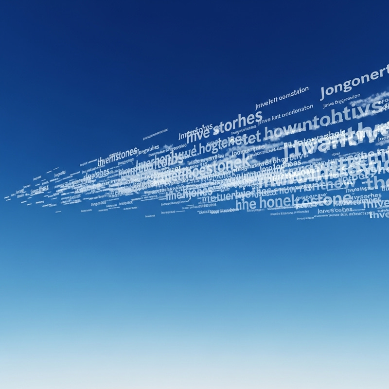 Dynamic Text Clouds in Cinema4D Artwork