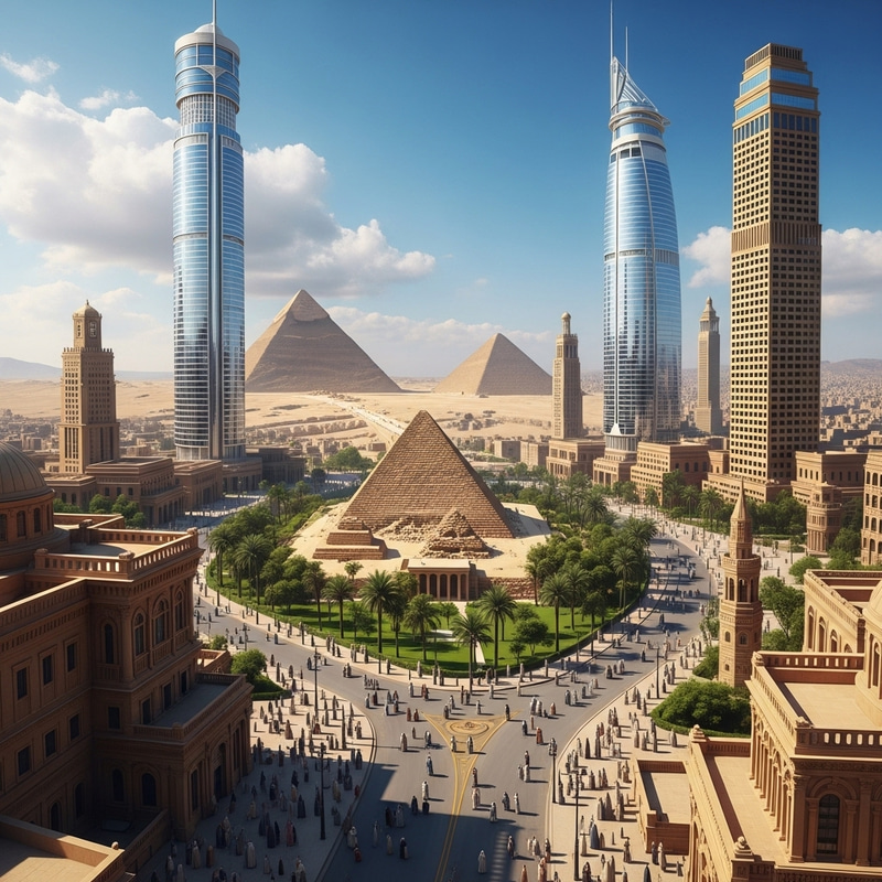 Egypt After 50 Years: Envisioning a Futuristic Landscape