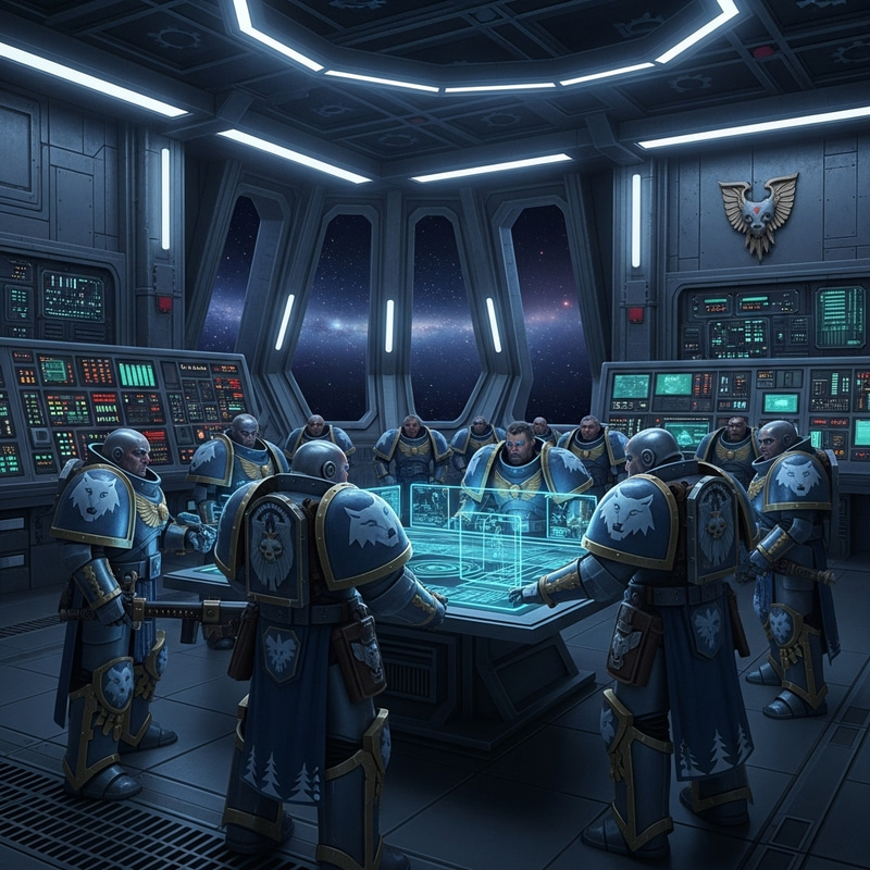 Vlka Fenryka Warriors at Starbase - Elite Company