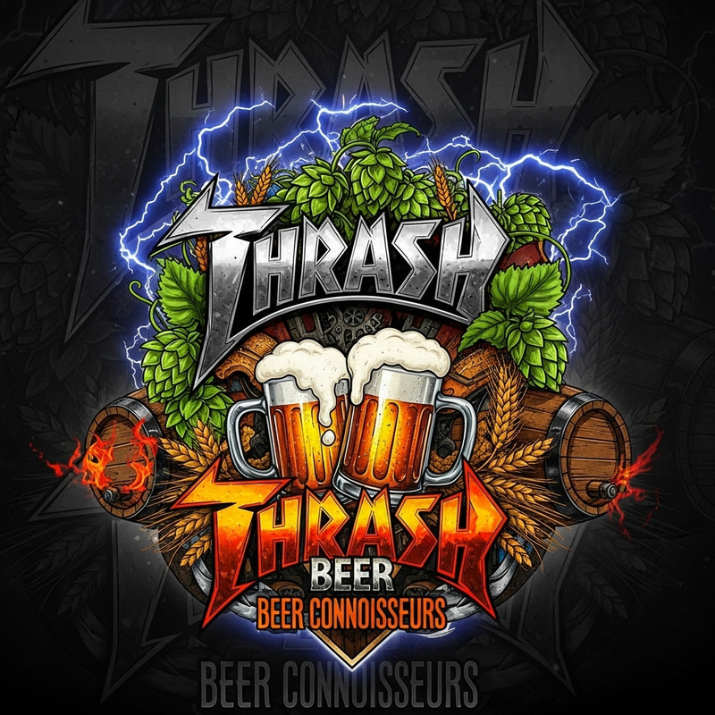 Beer Suckers Thrash Metal Logo Design | Digital Artwork Beer Suckers Thrash Metal Logo Design | Digital Artwork