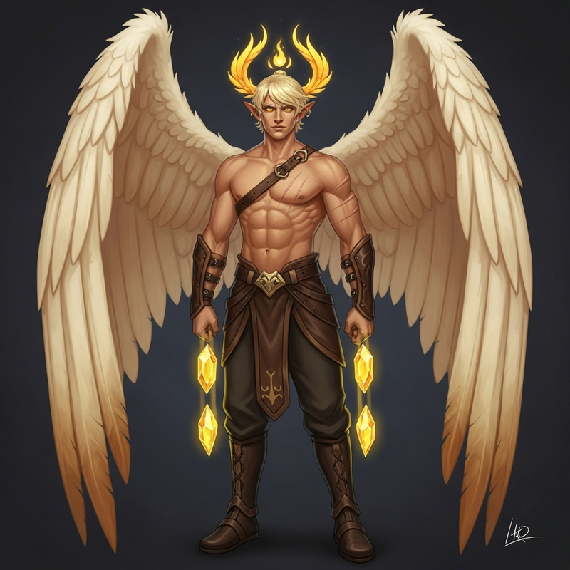 Stunning Illyrian Male Warrior: The Epitome of Beauty and Power