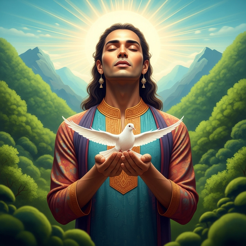 Universal Beauty: Captivating Elegance in Peaceful Harmony