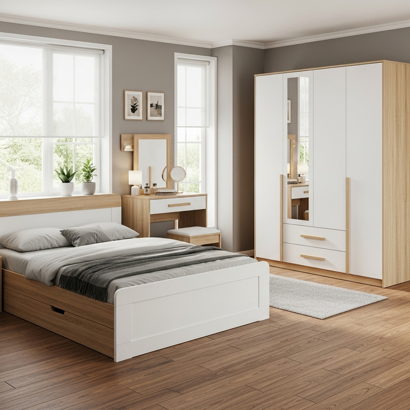 Nordic Style White System Furniture for Elegant Homes Nordic Style White System Furniture for Elegant Homes