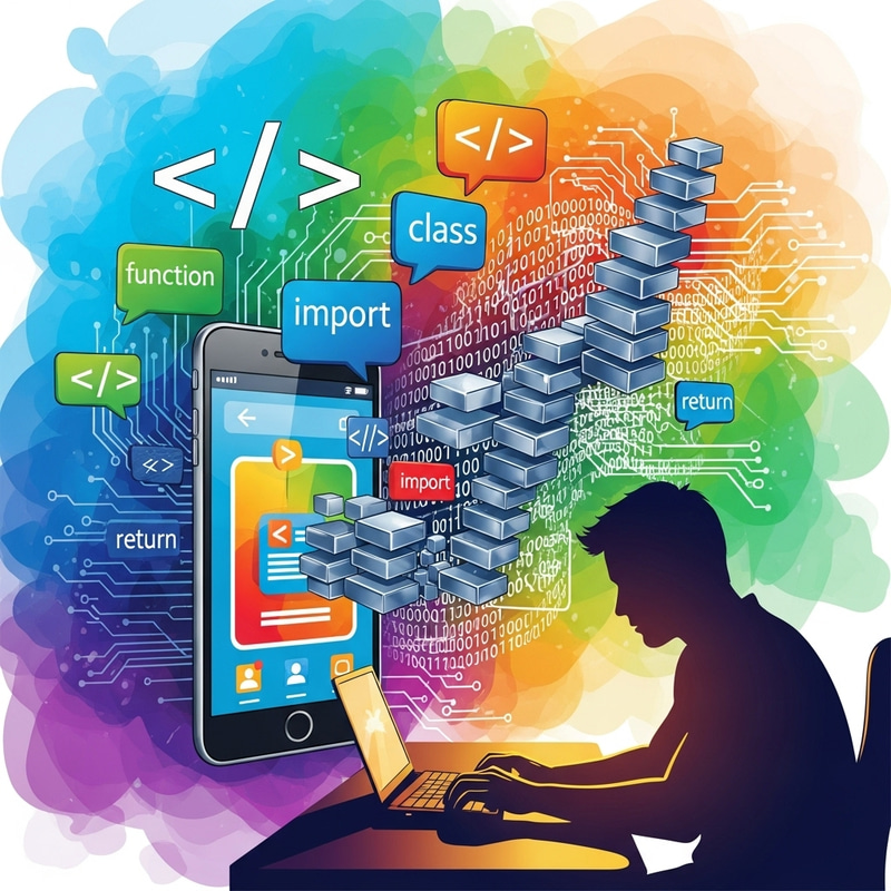 Colorful Vector Art for Mobile App Development Colorful Vector Art for Mobile App Development