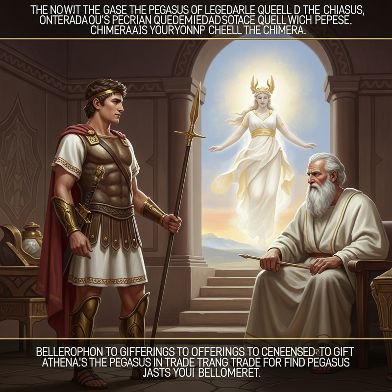 Bellerophon's Mission: Seeking Pegasus and Defeating the Chimera