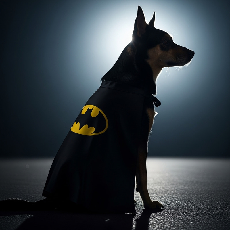 Batman Cape Dog: A Superhero Pup's Bravery