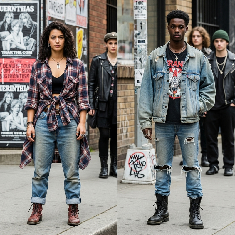 Grunge Fashion 1990: Iconic Urban Scene Unveiled Grunge Fashion 1990: Iconic Urban Scene Unveiled