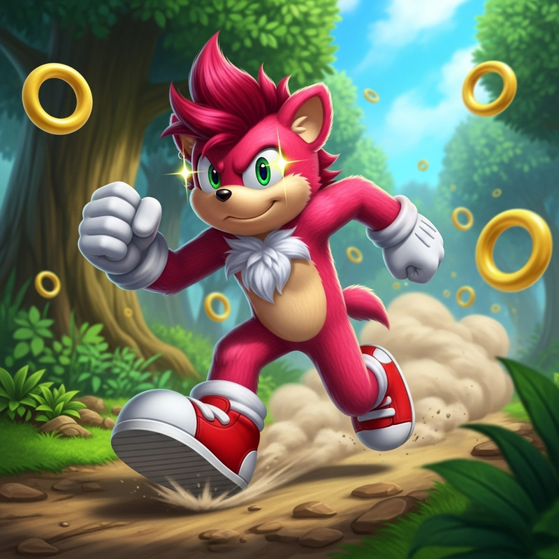 Custom Sonic OC Character | Platformer Video Game Inspired Custom Sonic OC Character | Platformer Video Game Inspired