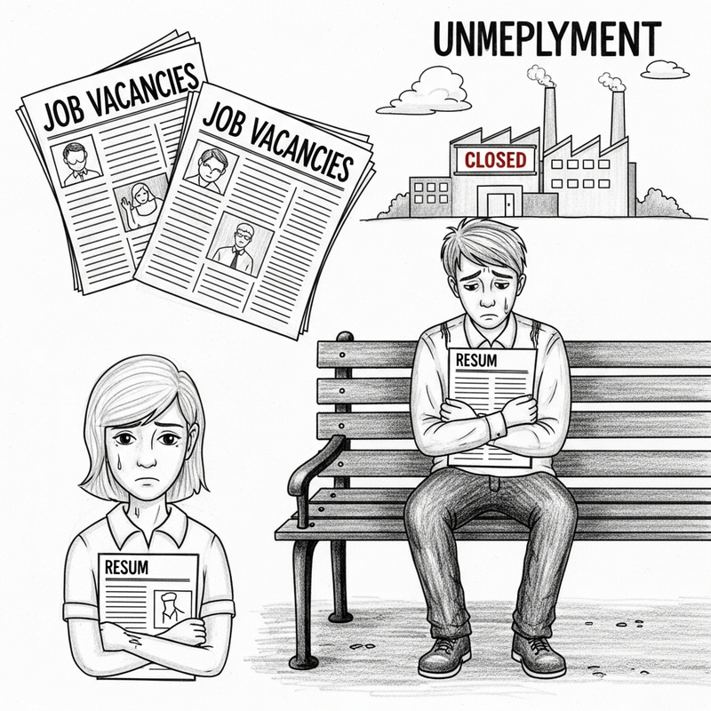 Unemployment Drawing: Struggle and Hope Visualized Unemployment Drawing: Struggle and Hope Visualized