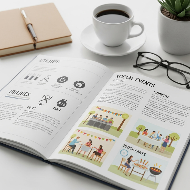 Cozy Neighborhood Handbook: Utilities and Social Events Cozy Neighborhood Handbook: Utilities and Social Events