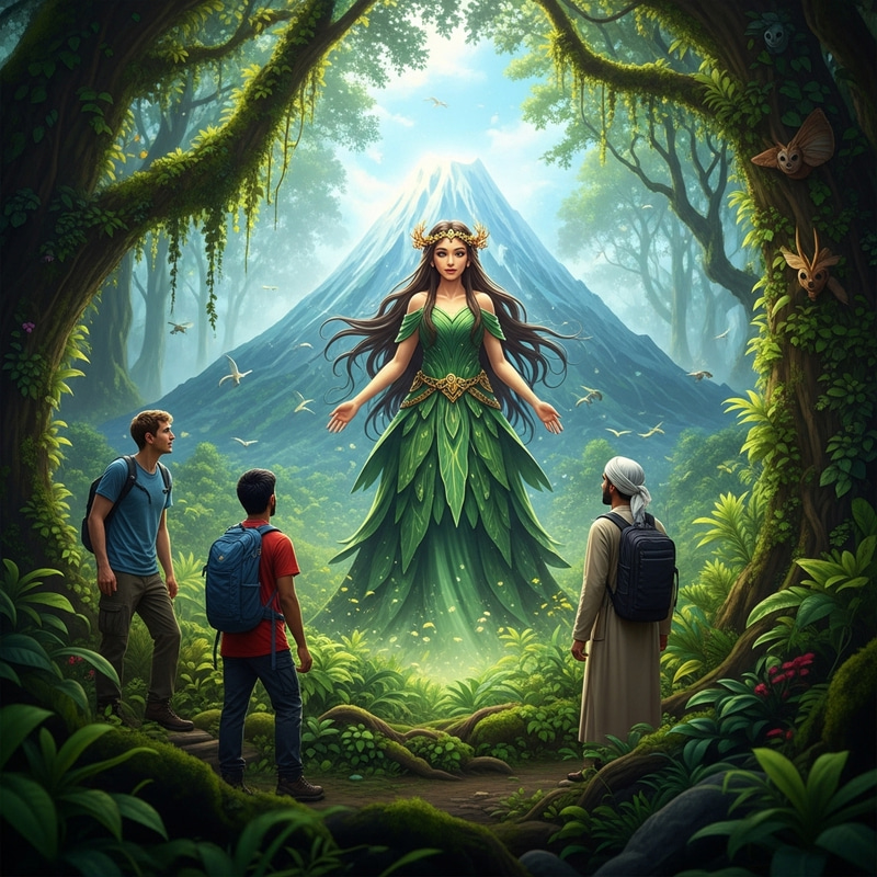 Encounter with Maria Makiling: Three Gentlemen in Enchanted Forest Encounter with Maria Makiling: Three Gentlemen in Enchanted Forest