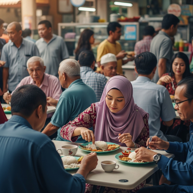 Authentic Malay Dining Experience in Traditional Malaysia