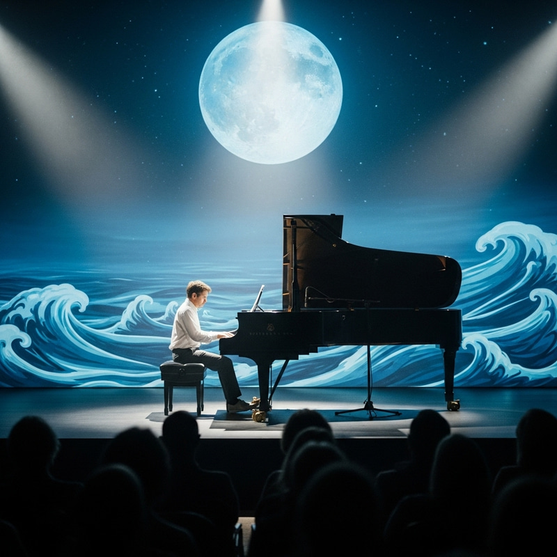 Claude Debussy Piano Piece Imagery