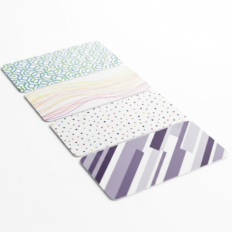 Simple Multi-Colored Loyalty Program Cards Simple Multi-Colored Loyalty Program Cards