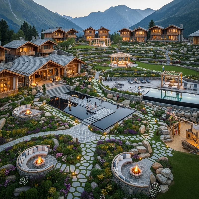 Alpine Serenity Mountain Marriage Resort | Scenic Destination Venue