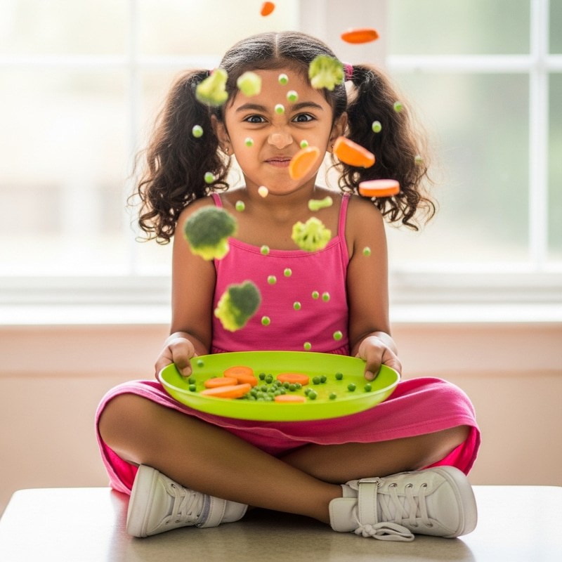 Girl Throwing Food - Funny Reaction Captured Girl Throwing Food - Funny Reaction Captured