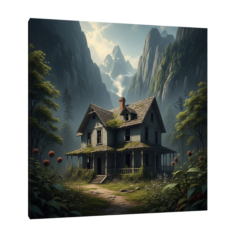 Creepy Old House in Forest Mountains | Abandoned Mansion Creepy Old House in Forest Mountains | Abandoned Mansion