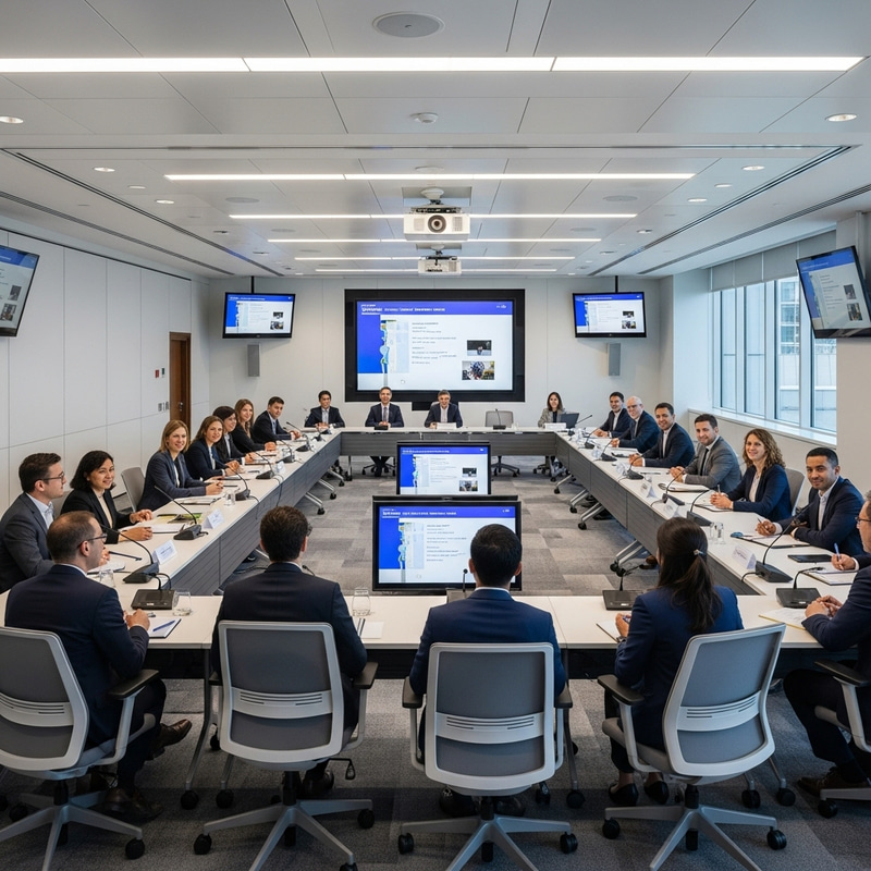 Optimal Communication: Large Conference Room for 100 People Optimal Communication: Large Conference Room for 100 People