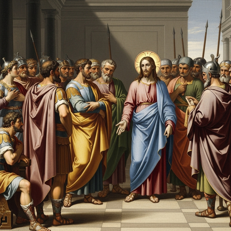 Jesus Sentenced to Death: A Historical Depiction Jesus Sentenced to Death: A Historical Depiction