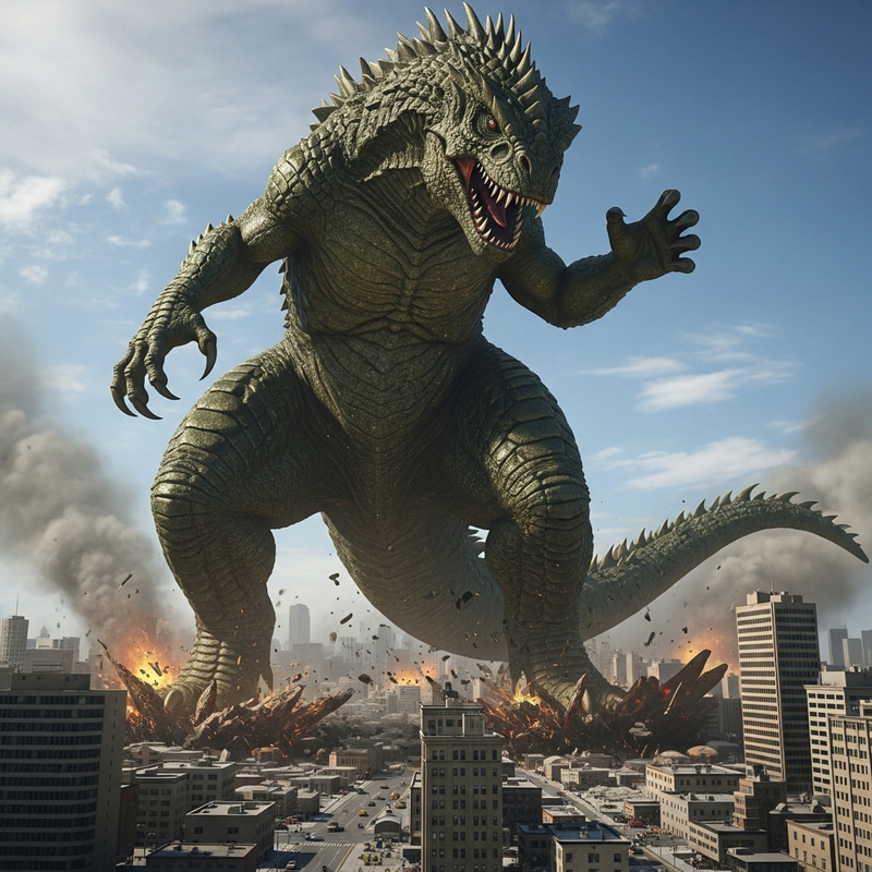 Godzilla Crushes City - EpIc RaMpAge Unleashed