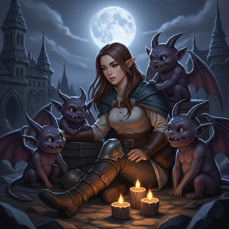 Demons, Camaraderie, and Moonlight: A Fantasy Tale Demons, Camaraderie, and Moonlight: A Fantasy Tale