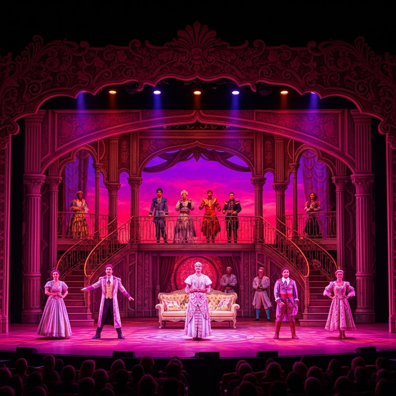 Vibrant Disney-Style Theatrical Scene Photography Vibrant Disney-Style Theatrical Scene Photography