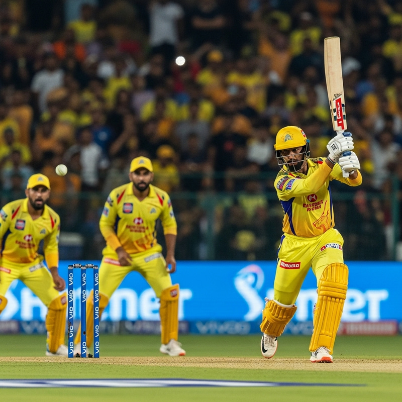 Ipl 2024: Chennai Super Kings - Cricket Action Ipl 2024: Chennai Super Kings - Cricket Action