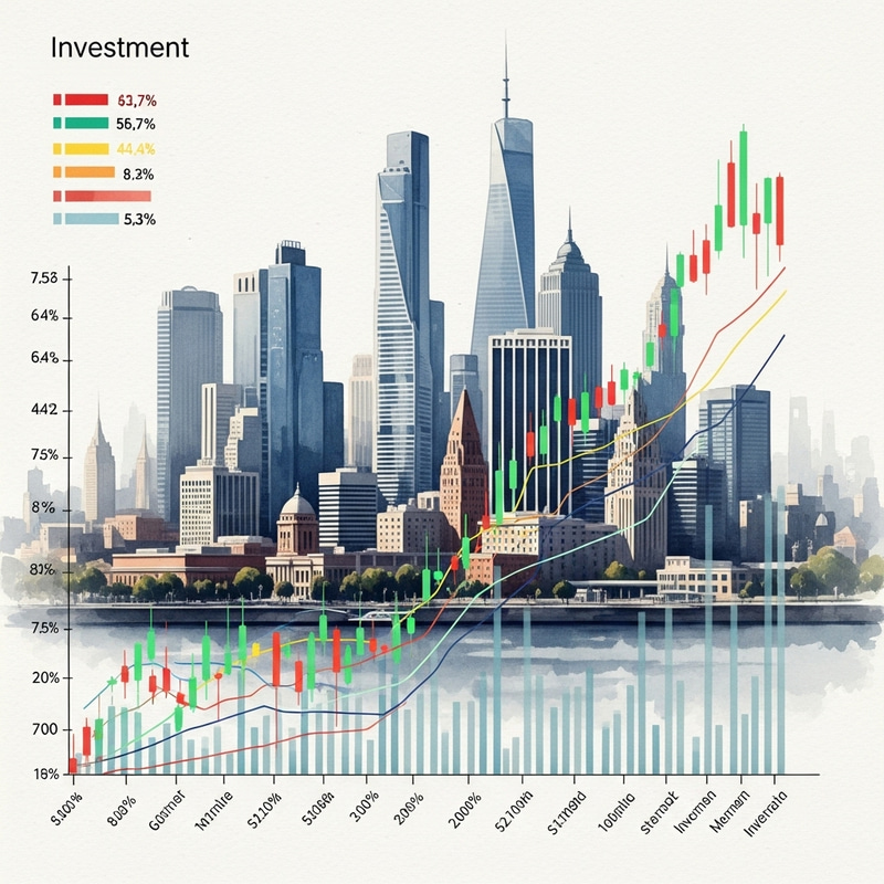 City Watercolor Art | Investment Money Schedule Background City Watercolor Art | Investment Money Schedule Background