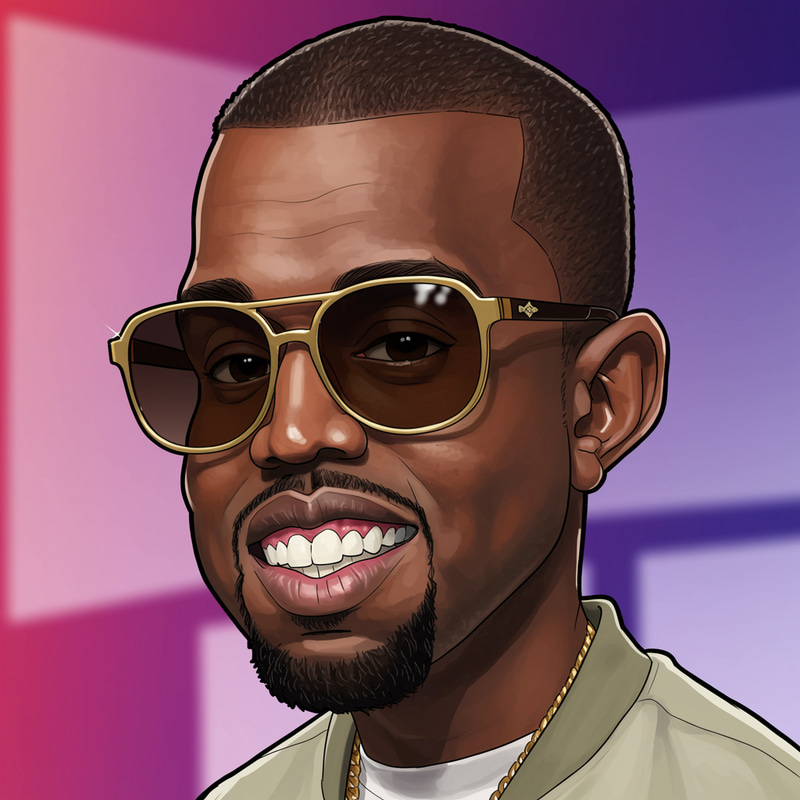 Kanye West Funny Caricature - A Hilarious Take Kanye West Funny Caricature - A Hilarious Take