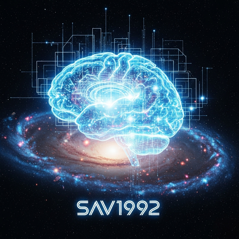 Artificial Intelligence Glowing Digital Brain - sav1992 Artificial Intelligence Glowing Digital Brain - sav1992