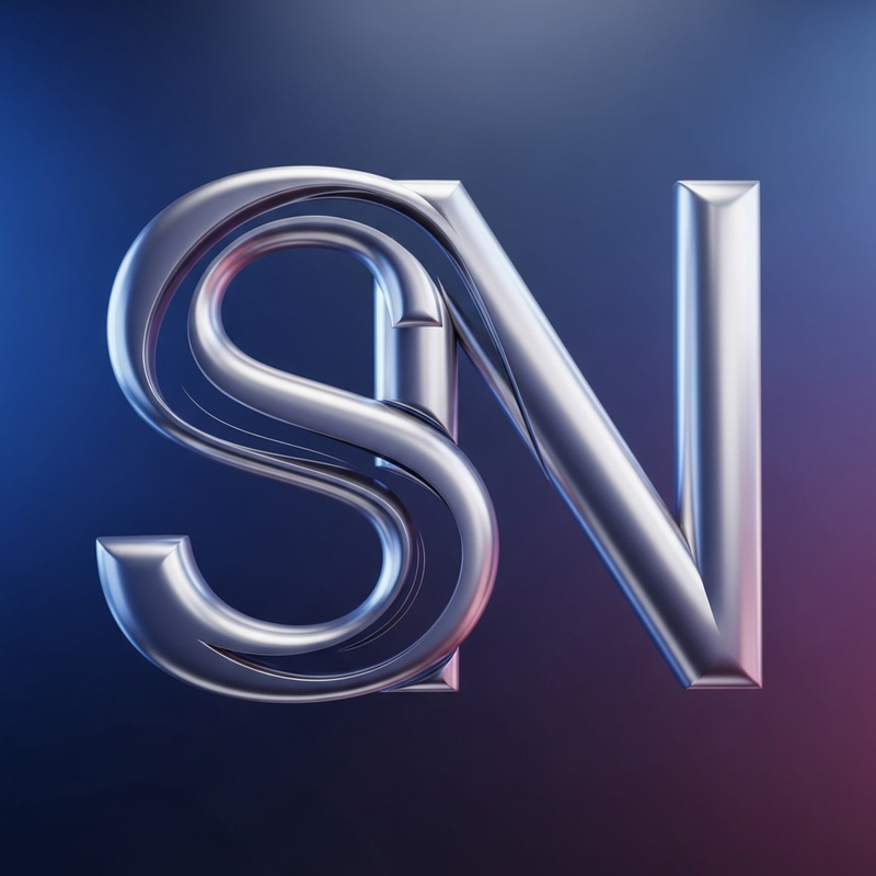 Union of Letters S and N Design