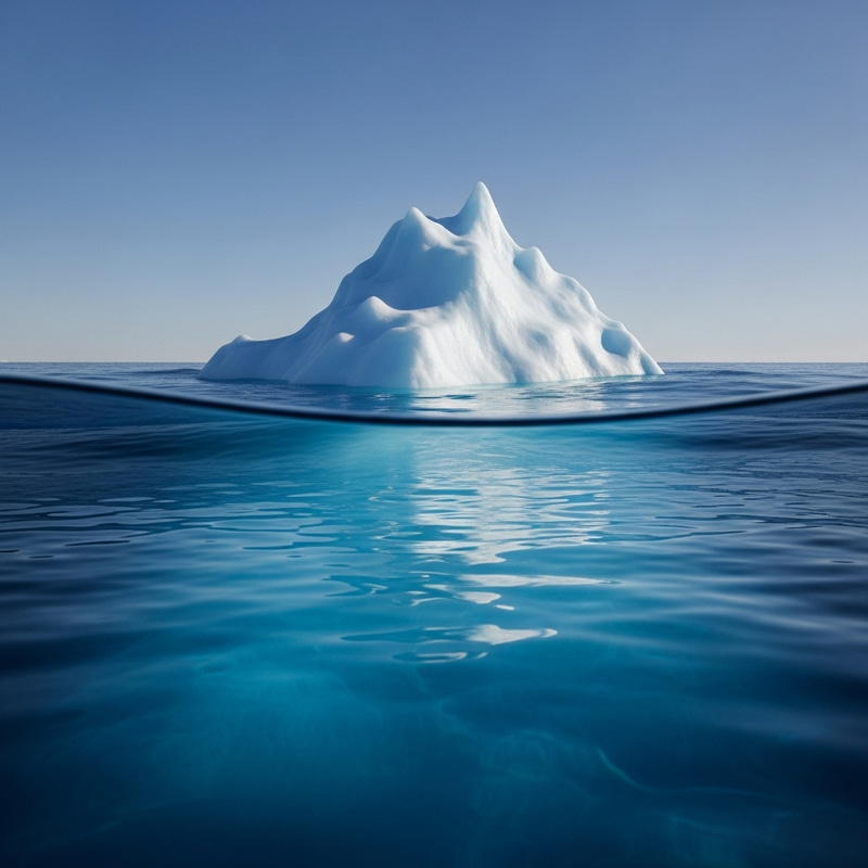 Iceberg Tip Exposed - Transformation Iceberg Tip Exposed - Transformation