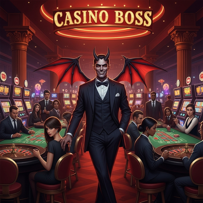 Satanic Casino Boss: Mysterious Charisma and Malevolent Intrigue Satanic Casino Boss: Mysterious Charisma and Malevolent Intrigue