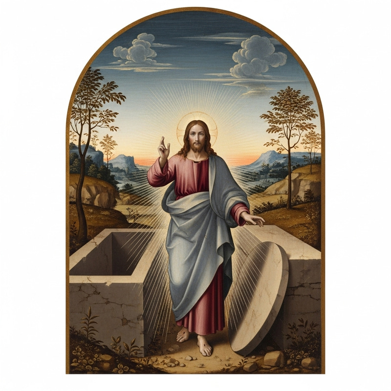 Jesus Rising from the Tomb: Renaissance Era Imagery Jesus Rising from the Tomb: Renaissance Era Imagery